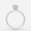 2ct princess cut diamond wedding anniversary ring womens band 14k white gold