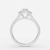 3 carat halo diamond rings