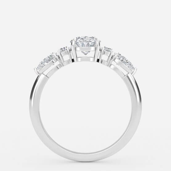 4 carat oval diamond ring