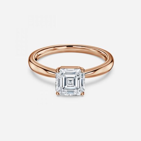 Esme Asscher Solitaire Engagement Ring