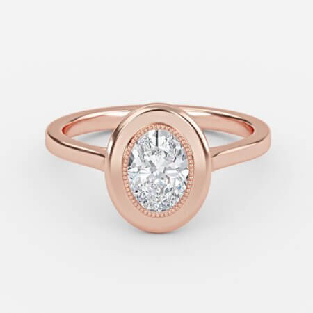 Alani Oval Bezel Engagement Ring