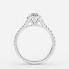 diamond oval cut halo engagement rings