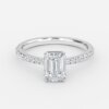 emerald and diamond band