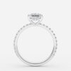 hidden halo princess cut engagement rings white gold