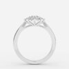 marquise diamond cluster ring white gold