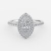 marquise diamond with halo
