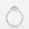 marquise shaped halo engagement rings