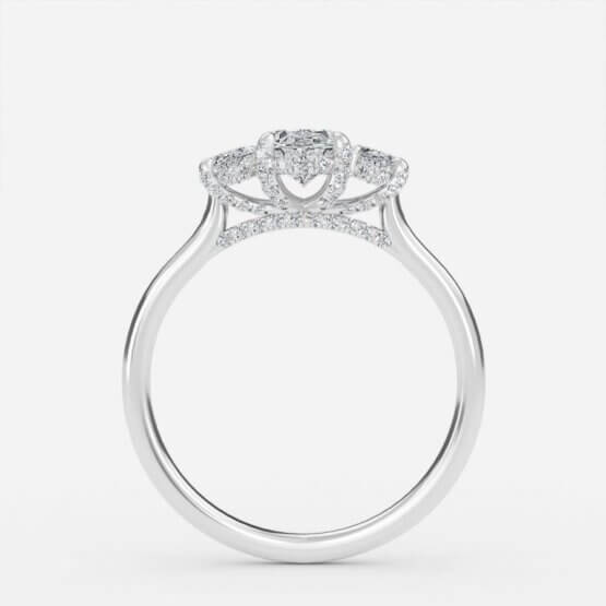 oval diamond wedding ring