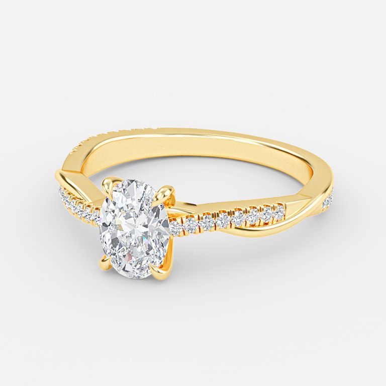 oval engagement ring