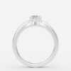 pear diamond anniversary band