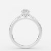 pear shaped vintage ring