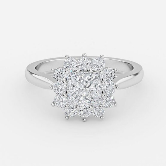 princess cut wedding rings