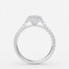 princess cut with halo ring