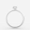 solitaire 2 ct pear ring