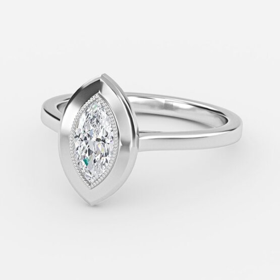 unique marquise wedding rings