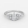 unique pear engagement ring