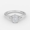 vintage pear engagement rings