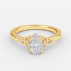 vintage pear shaped ring