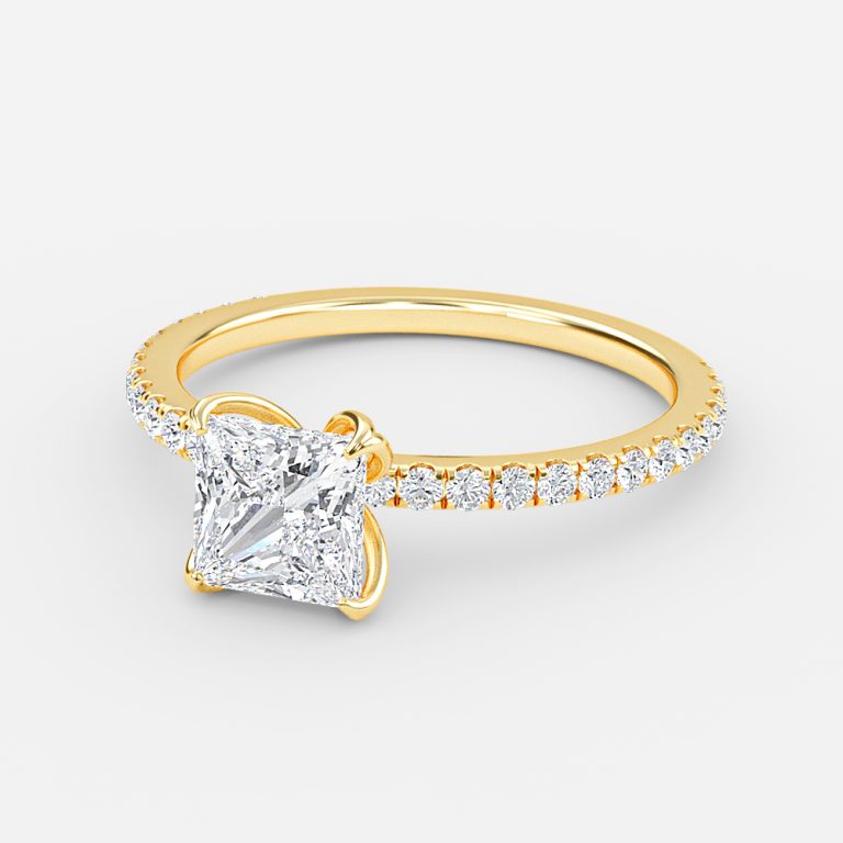 wedding bands for square engagement rings