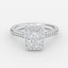 3 carat radiant diamond ring