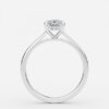 hidden halo radiant diamond rings