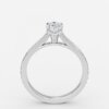 pear cut hidden halo diamond rings
