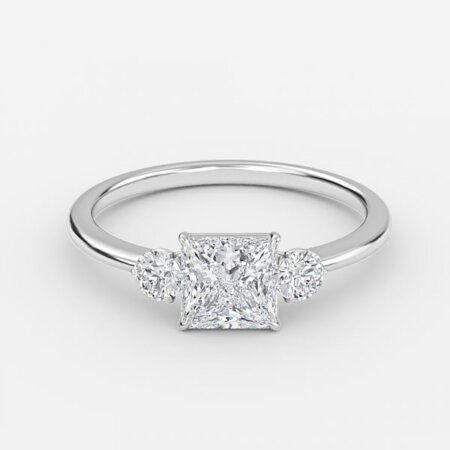 Jemima Princess Three Stone Engagement Ring