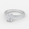 radiant lab created diamond hidden halo rings