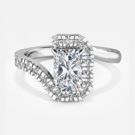 Neto Radiant Halo Engagement Ring