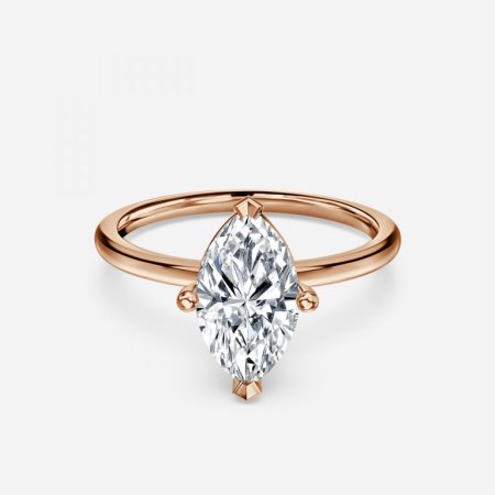 Lydia Marquise Solitaire Engagement Ring
