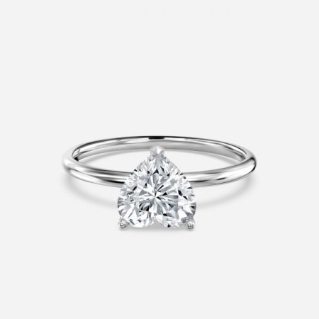 Adaya Heart Solitaire Engagement Ring