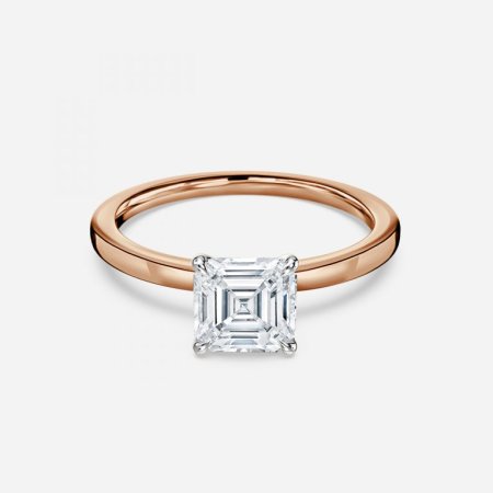 Isabella Asscher Solitaire Engagement Ring