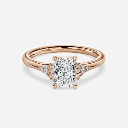 Anastasia Radiant Three Stone Engagement Ring