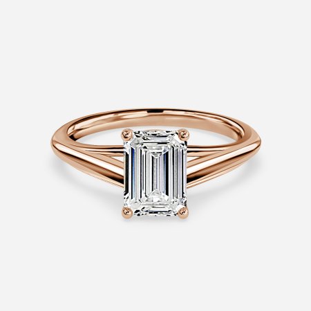 Katelyn Emerald Solitaire Engagement Ring