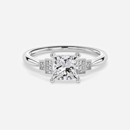 Fiona Princess Three Stone Engagement Ring