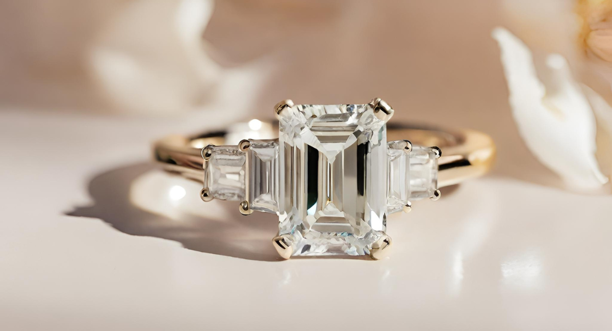 emerlad cut engagement rings emerlad cut engagement rings